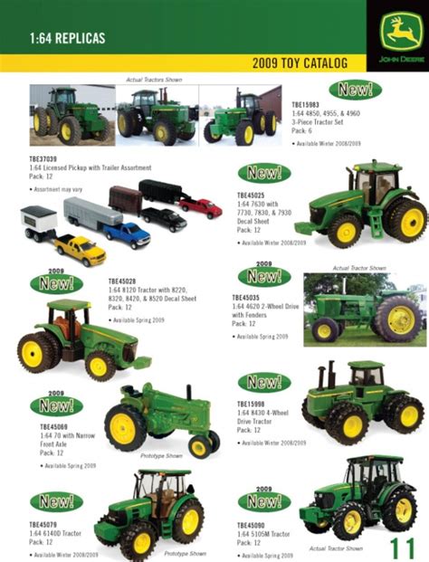 john deere ertl toy catalog